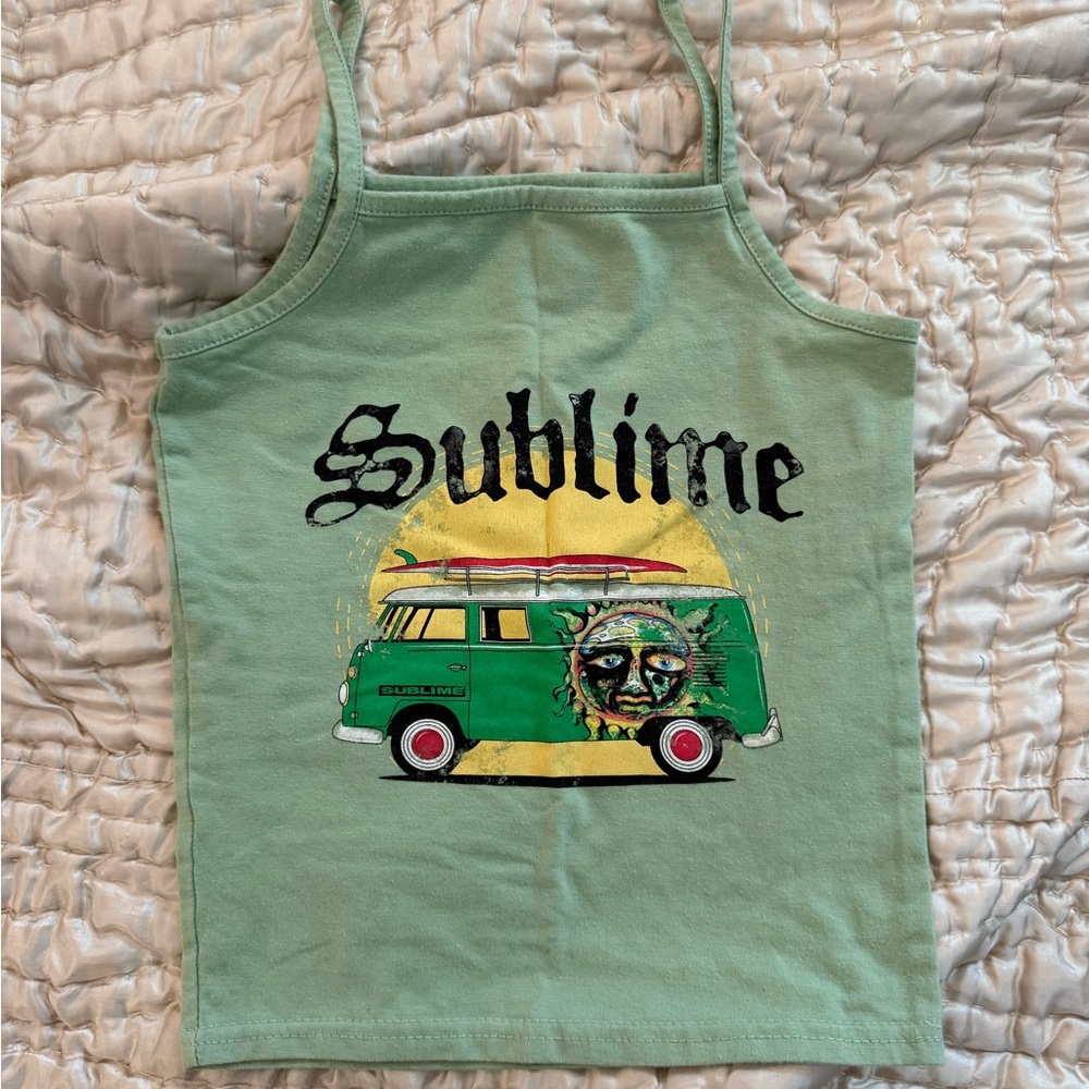 Sublime graphic tank top